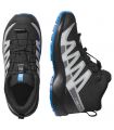 Compra online Botas Salomon Xa Pro V8 Mid WP J Niños Black Blue en oferta al mejor precio