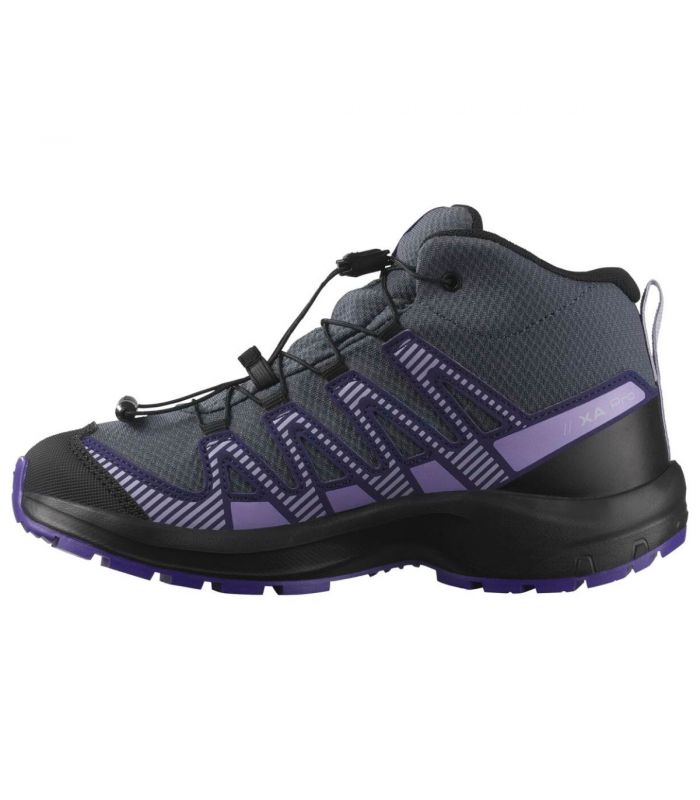 Compra online Botas Salomon Xa Pro V8 Mid WP J Niños Grey en oferta al mejor precio