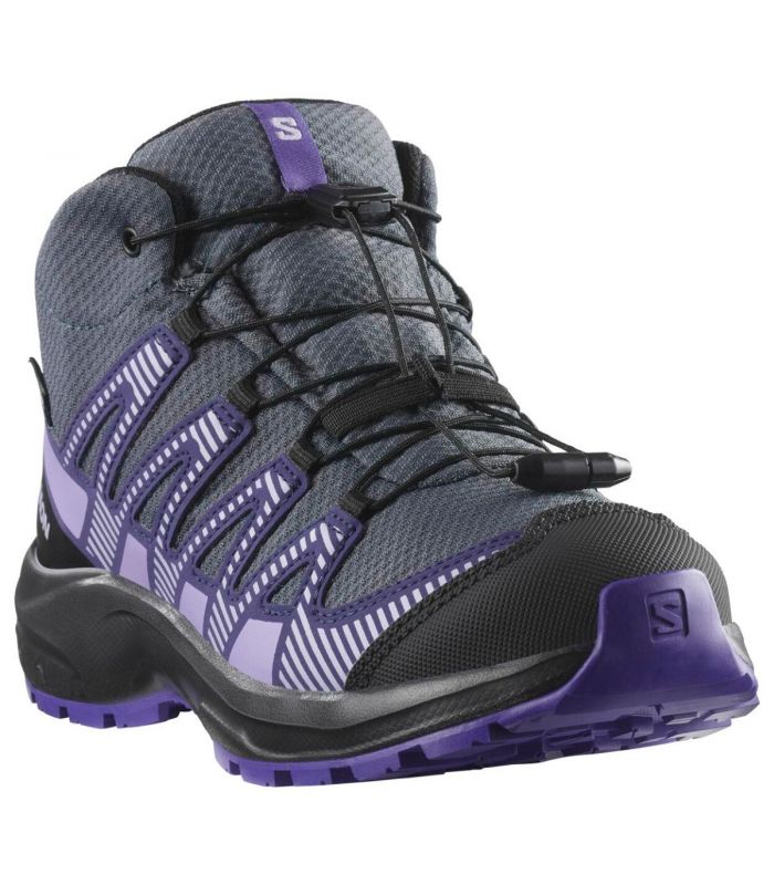 Compra online Botas Salomon Xa Pro V8 Mid WP J Niños Grey en oferta al mejor precio