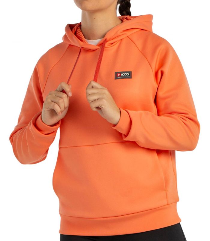 Compra online Sudadera +8000 Elaria 055 Mujer Geranio en oferta al mejor precio