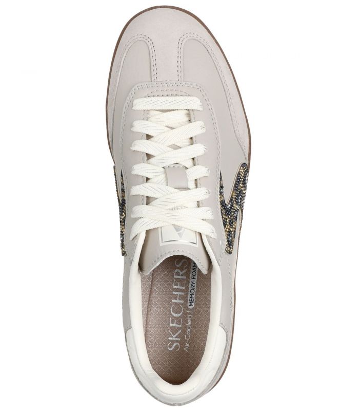 Compra online Zapatillas Skechers Hotshot Shimmering Spots Mujer Taupe en oferta al mejor precio