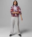 Compra online Forro Polar Columbia Sequoia Grove Printed Half Zip Mujer Shale Purple en oferta al mejor precio