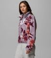 Compra online Forro Polar Columbia Sequoia Grove Printed Half Zip Mujer Shale Purple en oferta al mejor precio