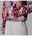 Compra online Forro Polar Columbia Sequoia Grove Printed Half Zip Mujer Shale Purple en oferta al mejor precio