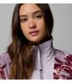 Compra online Forro Polar Columbia Sequoia Grove Printed Half Zip Mujer Shale Purple en oferta al mejor precio