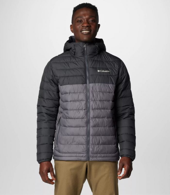 Compra online Chaqueta Columbia Powder Lite™ II Hooded Hombre City Grey en oferta al mejor precio