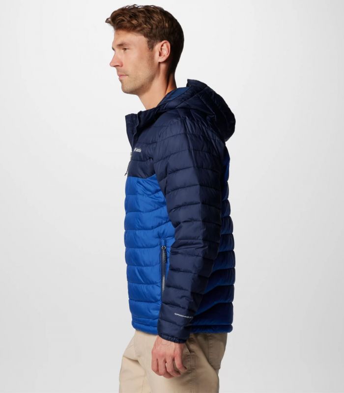 Compra online Chaqueta Columbia Powder Lite™ II Hooded Hombre Mountain Blue en oferta al mejor precio