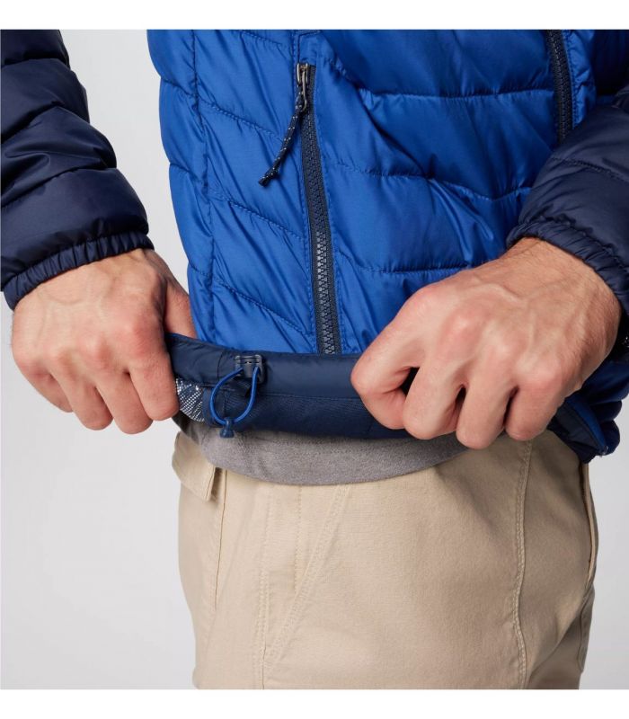 Compra online Chaqueta Columbia Powder Lite™ II Hooded Hombre Mountain Blue en oferta al mejor precio