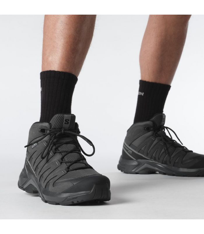 Compra online Botas Salomon X-Adventure Recon Mid GTX Hombre Wpasphalt en oferta al mejor precio