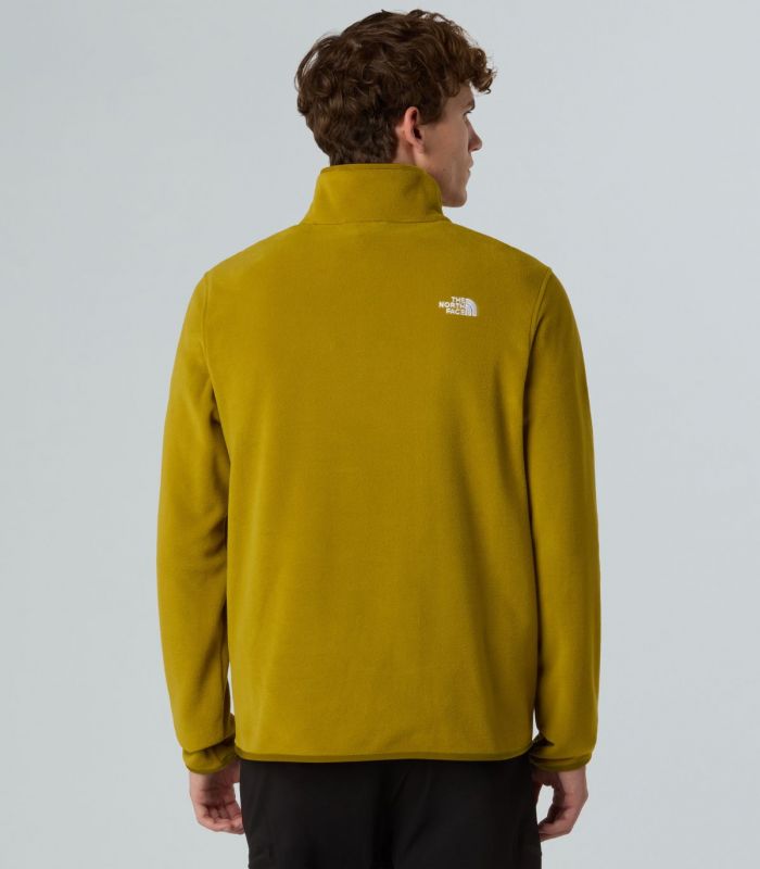 Compra online Forro polar con cremallera de 1/4 The North Face Glacier Hombre Deep Dijon en oferta al mejor precio