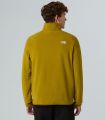 Compra online Forro polar con cremallera de 1/4 The North Face Glacier Hombre Deep Dijon en oferta al mejor precio