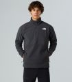 Compra online Forro Polar The North Face Glacier Heavyweight 1/2 Hombre Asphalt Grey en oferta al mejor precio