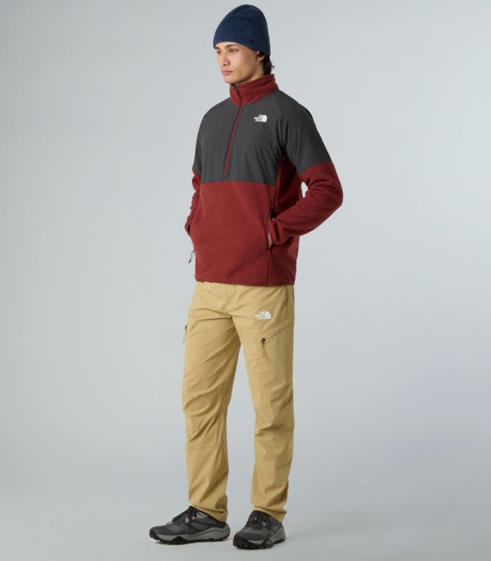Compra online Forro Polar The North Face Glacier Heavyweight 1/2 Hombre Sumac en oferta al mejor precio