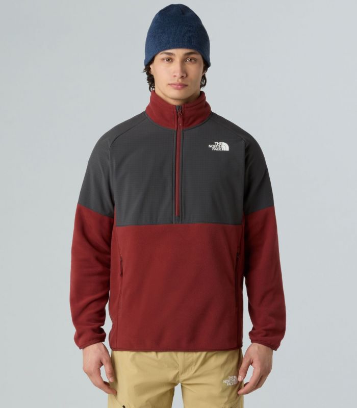 Compra online Forro Polar The North Face Glacier Heavyweight 1/2 Hombre Sumac en oferta al mejor precio