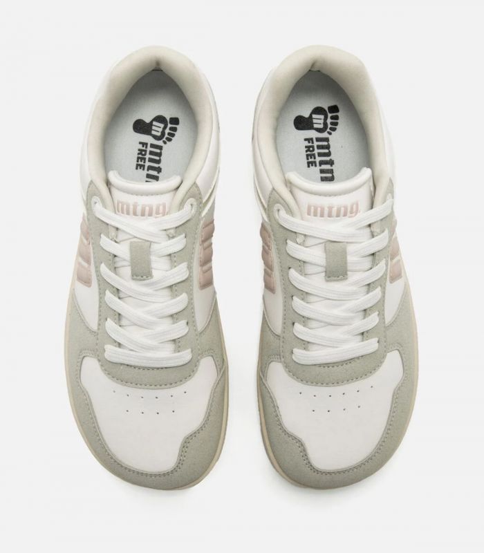 Compra online Zapatillas Mustang Free Aria Mujer Plity off White en oferta al mejor precio