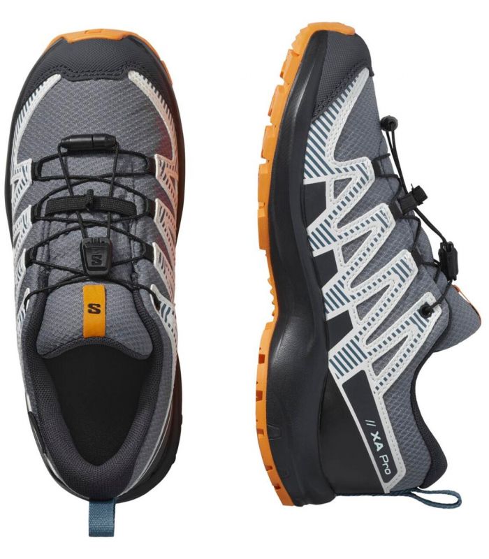 Compra online Zapatillas Salomon Xa Pro V8 CSWP J Niños Grisai Dark en oferta al mejor precio