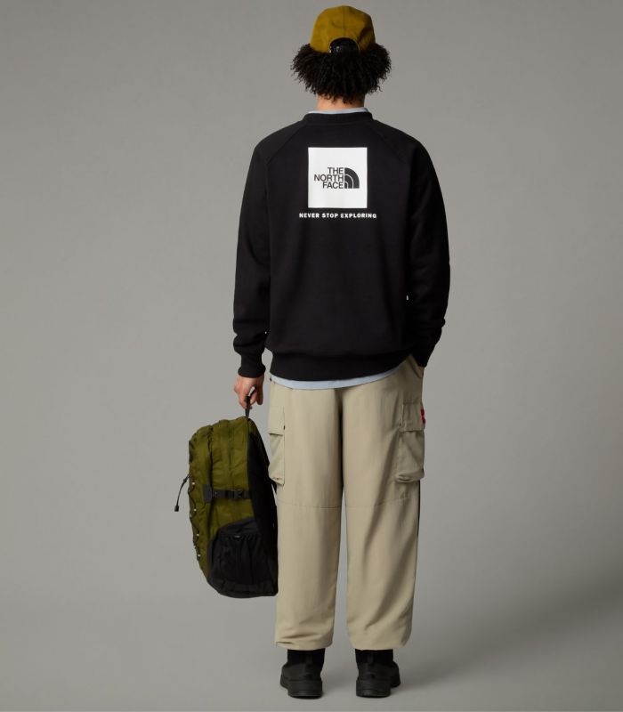 Compra online Sudadera con manga raglán The North Face NSE Box Hombre TNF Black en oferta al mejor precio