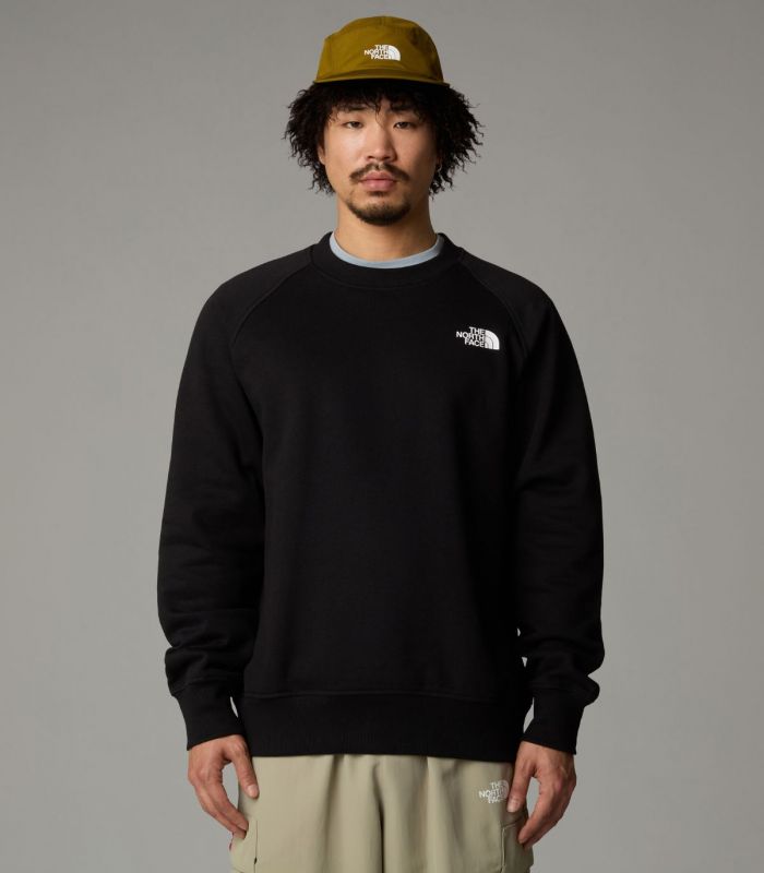 Compra online Sudadera con manga raglán The North Face NSE Box Hombre TNF Black en oferta al mejor precio