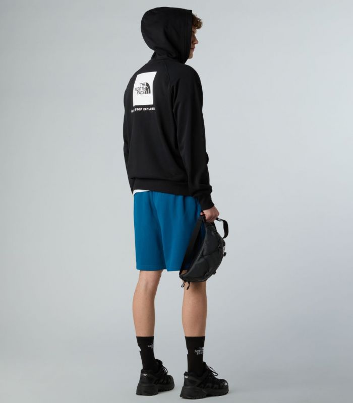 Compra online Sudadera con capucha y manga raglán The North Face NSE Box Hombre TNF Black en oferta al mejor precio