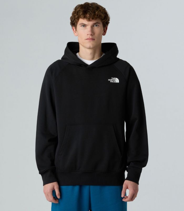 Compra online Sudadera con capucha y manga raglán The North Face NSE Box Hombre TNF Black en oferta al mejor precio