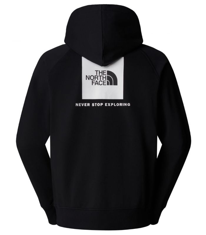 Compra online Sudadera con capucha y manga raglán The North Face NSE Box Hombre TNF Black en oferta al mejor precio