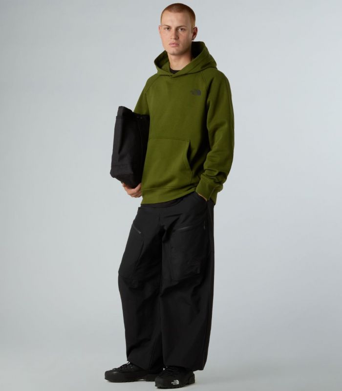 Compra online Sudadera con capucha y manga raglán The North Face NSE Box Hombre Woodland Green en oferta al mejor precio