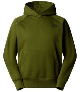 Sudadera con capucha y manga raglán The North Face NSE Box Hombre Woodland Green