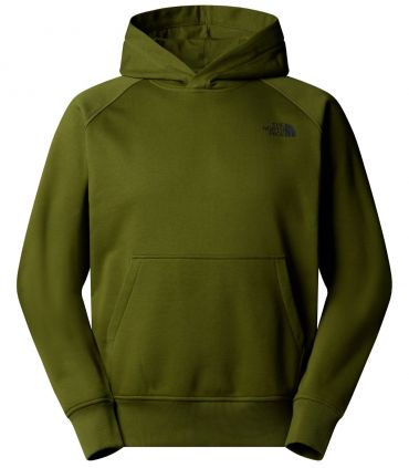 Sudadera con capucha y manga raglán The North Face NSE Box Hombre Woodland Green