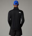 Compra online Camiseta The North Face de manga larga con cremallera de 1/4 24/7 Hombre TNF Black en oferta al mejor precio