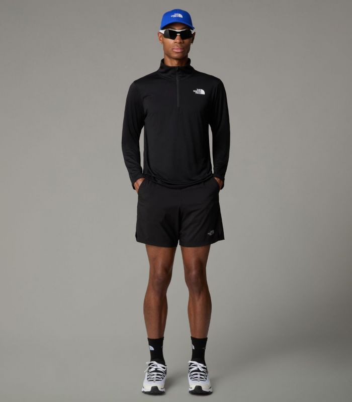 Compra online Camiseta The North Face de manga larga con cremallera de 1/4 24/7 Hombre TNF Black en oferta al mejor precio
