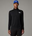 Compra online Camiseta The North Face de manga larga con cremallera de 1/4 24/7 Hombre TNF Black en oferta al mejor precio