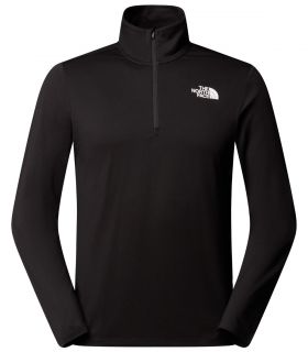 Camiseta The North Face de manga larga con cremallera de 1/4 24/7 Hombre TNF Black