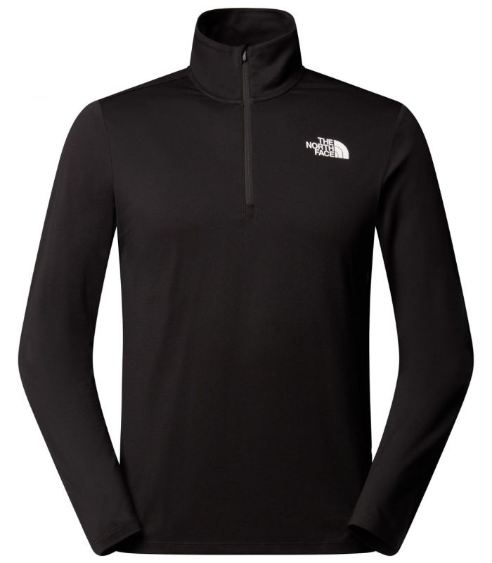 Compra online Camiseta The North Face de manga larga con cremallera de 1/4 24/7 Hombre TNF Black en oferta al mejor precio