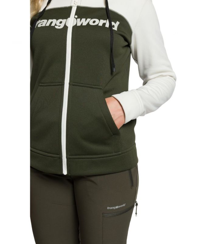 Compra online Sudadera Trangoworld Liena V02 Mujer Lily White en oferta al mejor precio