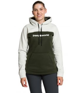 Sudadera Trangoworld Poppi V02 Mujer Deep Depths/Liliy White