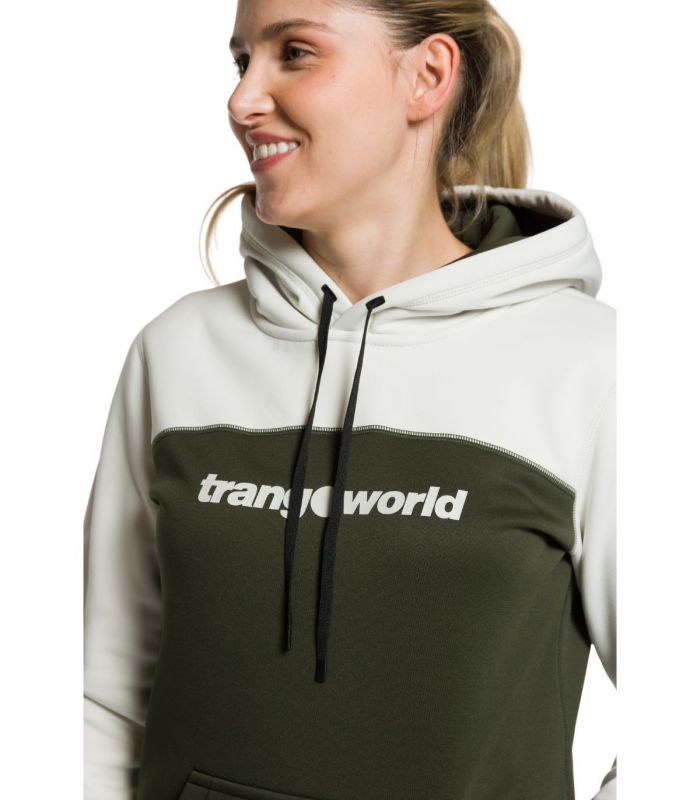 Compra online Sudadera Trangoworld Poppi V02 Mujer Deep Depths/Liliy White en oferta al mejor precio