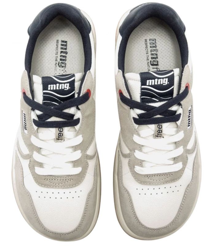 Compra online Zapatillas Mustang Free Miami Hombre Suede Off White en oferta al mejor precio
