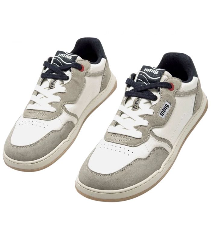 Compra online Zapatillas Mustang Free Miami Hombre Suede Off White en oferta al mejor precio