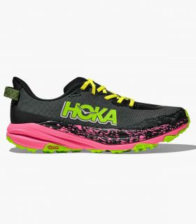 Zapatillas Hoka Speedgoat 6 Hombre Black Neon Rose