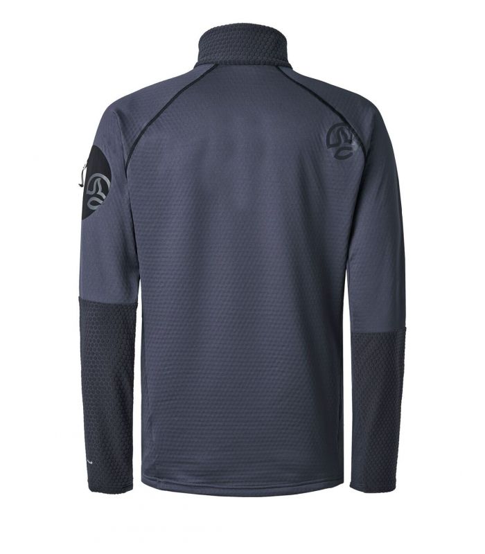 Compra online Camiseta Ternua Ragger 1/2 Zip Hombre Whales Grey en oferta al mejor precio