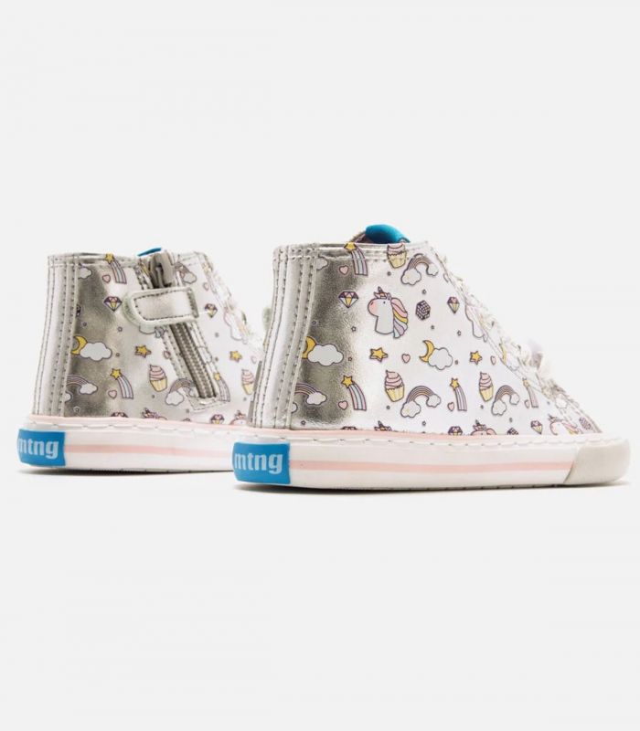 Compra online Botines Mustang Glist Niños Plata en oferta al mejor precio