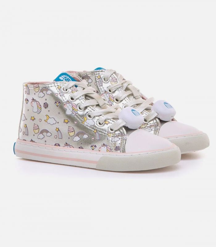Compra online Botines Mustang Glist Niños Plata en oferta al mejor precio
