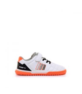 Zapatillas Mustang Free Futbol Niños Blanco