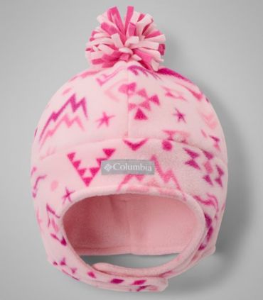 Gorro con orejeras Columbia Frosty Trail™ II Niños Satin Pink Peaked