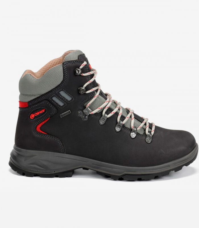 Compra online Botas Chiruca Somiedo 09 GoreTex Hombre Gris Rojo en oferta al mejor precio