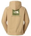 Compra online Sudadera The North Face con capucha y manga raglán NSE Box Hombre Khaki Stone en oferta al mejor precio