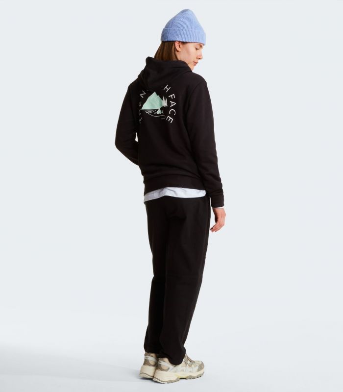 Compra online Sudadera The North Face Monte Regular Hoodie Graphic Mujer TNF Black en oferta al mejor precio