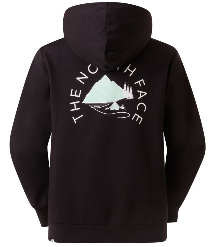 Compra online Sudadera The North Face Monte Regular Hoodie Graphic Mujer TNF Black en oferta al mejor precio