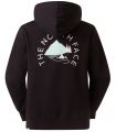 Compra online Sudadera The North Face Monte Regular Hoodie Graphic Mujer TNF Black en oferta al mejor precio