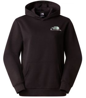 Sudadera The North Face Monte Regular Hoodie Graphic Mujer TNF Black